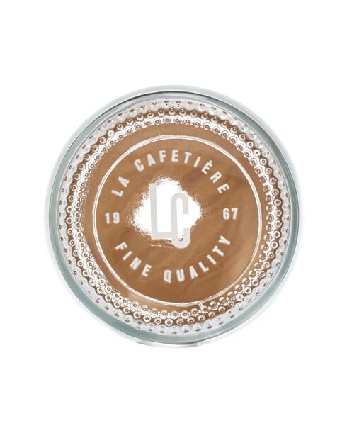 Bicchiere da tè a bolle LC con cannuccia trasparente - 650ml