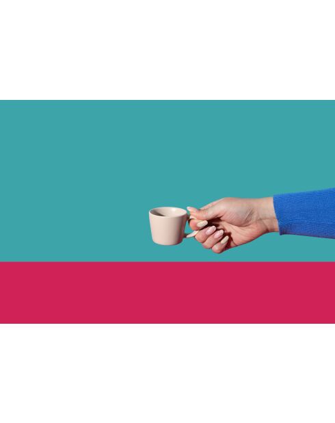 Tazza da caffè espresso in ceramica color crema LC Latte - 8x8x5 cm