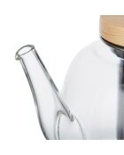 Théière à filtre 4 tasses en verre LC RIALTO claire - 900ml