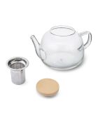 Théière à filtre 4 tasses en verre LC RIALTO claire - 900ml