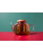 Théière à filtre 4 tasses en verre LC RIALTO claire - 900ml