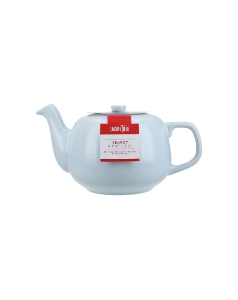 LC Teekanne aus Keramik, 1,2 l, himmelblau