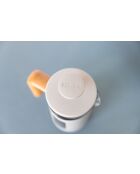 Caffettiera francese LC Pisa da 3 tazze con manico in legno color crema - 350 ml