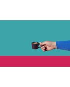 Tazza da caffè espresso in ceramica viola LC - 65ml