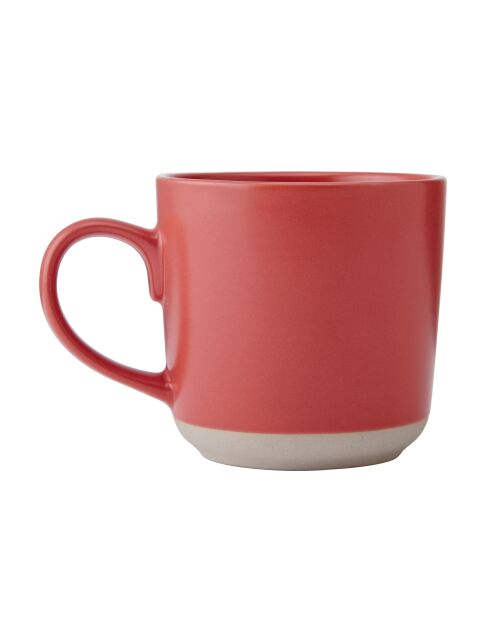 Tazza in ceramica rossa LC - 350ml