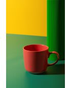 Tazza in ceramica rossa LC - 350ml