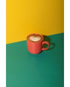 Tazza in ceramica rossa LC - 350ml