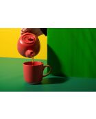 Tazza in ceramica rossa LC - 350ml
