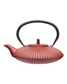 LC rode gietijzeren theepot voor infusie van 600 ml - 600 ml
