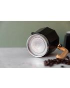 Italiaans koffiezetapparaat LC 6-kops, zwart houten handvat - 290 ml