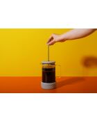 Cafetière à piston 3 tasses LC Zero crème - 350 ml