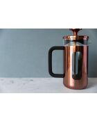 Caffettiera francese LC Pisa in rame da 8 tazze - 1L