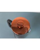 Caffettiera francese LC Pisa in rame da 8 tazze - 1L