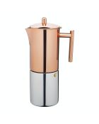 Caffettiera italiana LC in acciaio inossidabile e rame - 600ml