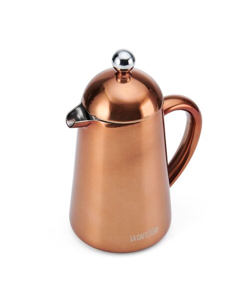 Havana Doppelwandige, verkupferte französische Presse für 3 Tassen, 350 ml