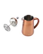 Havana Doppelwandige, verkupferte französische Presse für 3 Tassen, 350 ml