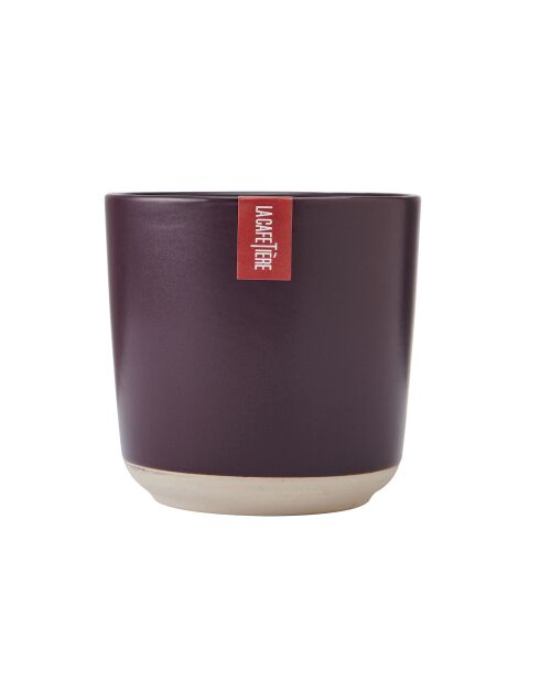 Tazza in ceramica viola LC - 350ml