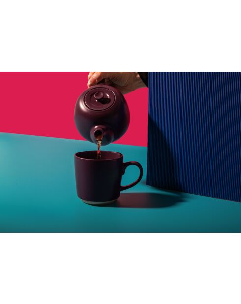 Tazza in ceramica viola LC - 350ml