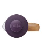 Caffettiera francese LC Pisa da 3 tazze con manico in legno viola - 350 ml