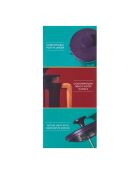 Caffettiera francese LC Pisa da 3 tazze con manico in legno viola - 350 ml