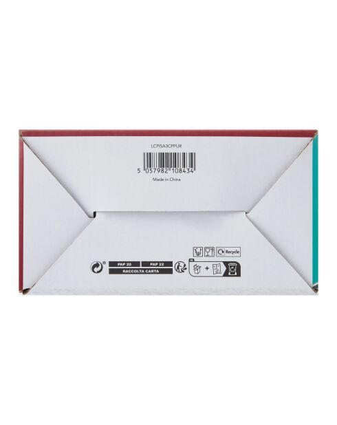 Caffettiera francese LC Pisa da 3 tazze con manico in legno viola - 350 ml