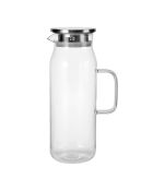 Caraffa in vetro trasparente LC a parete singola - 1,5 L