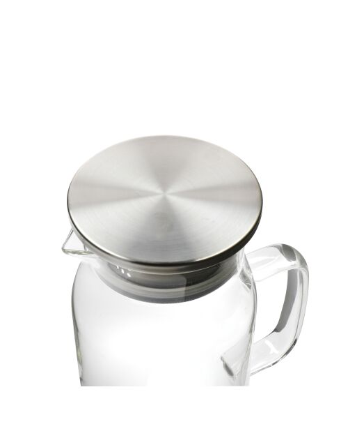 Caraffa in vetro trasparente LC a parete singola - 1,5 L