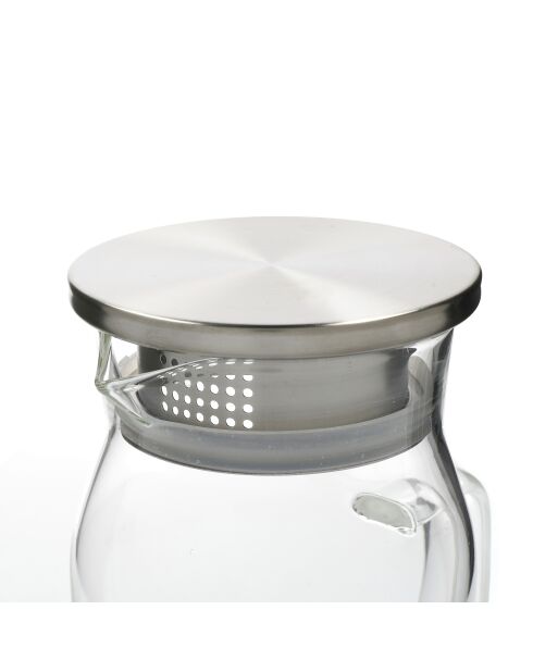 Caraffa in vetro trasparente LC a parete singola - 1,5 L