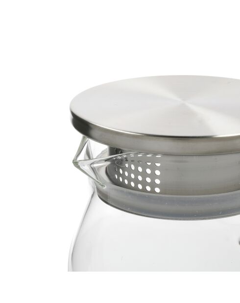 Caraffa in vetro trasparente LC a parete singola - 1,5 L