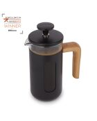 LC Pisa French Press Kaffeebereiter für 3 Tassen mit schwarzem Holzgriff — 350 ml