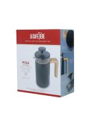 LC Pisa French Press Kaffeebereiter für 3 Tassen mit schwarzem Holzgriff — 350 ml