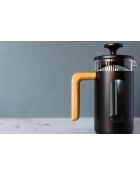 LC Pisa French Press Kaffeebereiter für 3 Tassen mit schwarzem Holzgriff — 350 ml