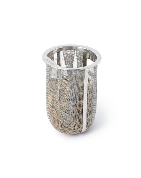 LC Teefilter aus Edelstahl für 2 Tassen, 6 x 6 x 8 cm, silberfarben