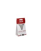 LC Kaffeestempel aus Edelstahl, 5,5 x 5,5 x 9,2 cm, silberfarben