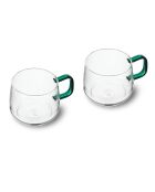 Set di 2 bicchieri LC colorati verdi - 275 ml