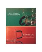 Set di 2 bicchieri LC colorati verdi - 275 ml