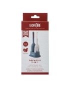 Brewstir grijze LC thee- en koffiezetter - 17x4,2x17 cm
