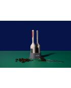 Brewstir grijze LC thee- en koffiezetter - 17x4,2x17 cm