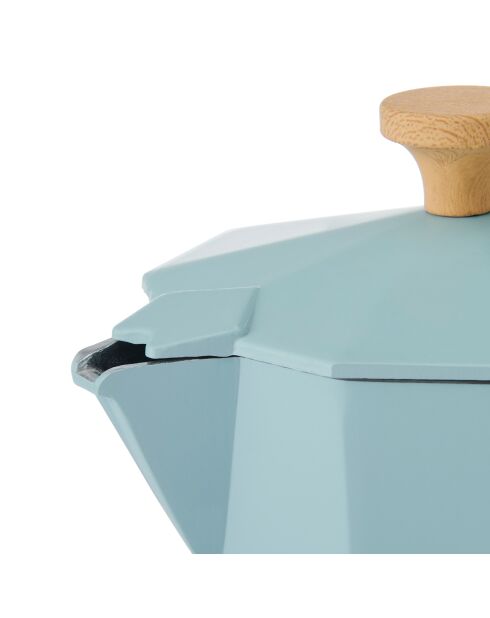 Italiaans koffiezetapparaat 6 kopjes LC bicolour blauw - 290 ml