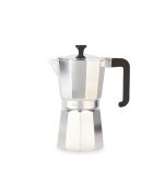 Cafetière italienne 9 tasses LC argentée - 470ml