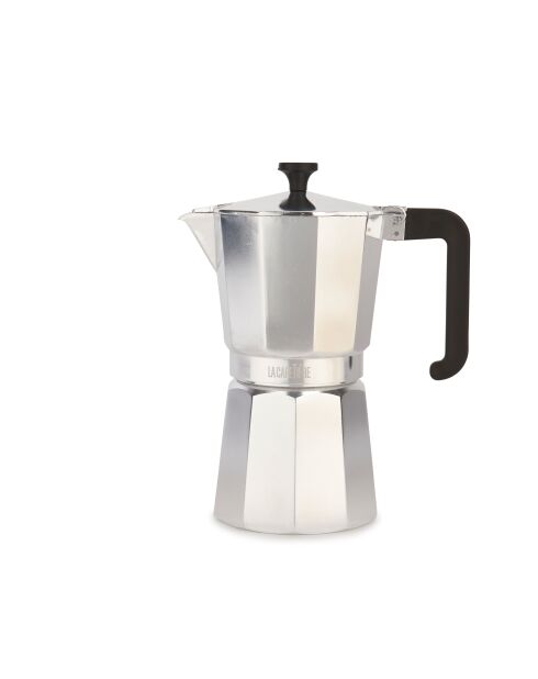 Cafetière italienne 9 tasses LC argentée - 470ml