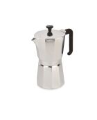 Cafetière italienne 9 tasses LC argentée - 470ml
