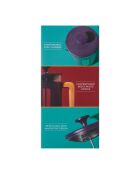 Caffettiera francese LC Pisa da 8 tazze con manico in legno viola - 1L