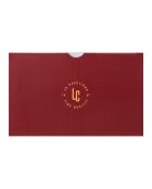 Caffettiera francese LC Pisa da 8 tazze con manico in legno viola - 1L