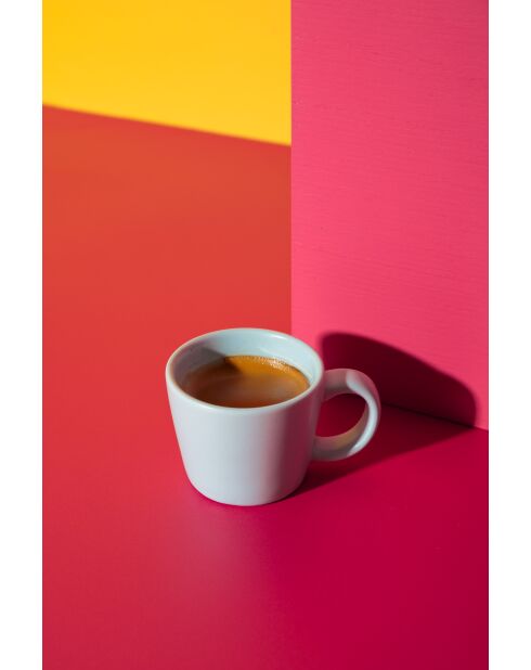 Tazzina da espresso in ceramica LC celeste - 65ml