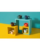 Tazzina da espresso in ceramica LC celeste - 65ml