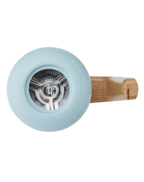 LC Pisa 3-kops koffiezetapparaat voor Franse pers met blauwe houten handgreep - 350 ml