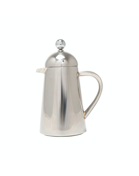 Havana Silver Kaffeebereiter, doppelwandig, für 3 Tassen, Edelstahl, 350 ml
