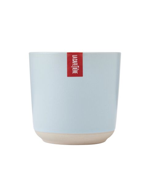 Tazza in ceramica LC celeste - 350 ml