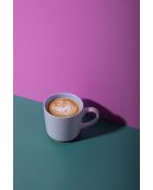 Tazza in ceramica LC celeste - 350 ml